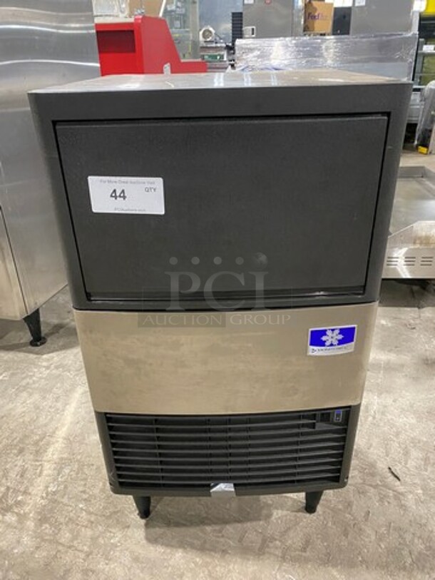 Manitowoc Commercial Undercounter Ice Maker Machine! All Stainless Steel! On Legs! Model: UDE0065A161B SN: 310468994 115V 60HZ 1 Phase