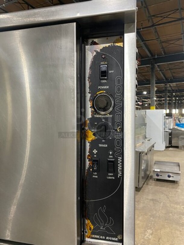American Range Commercial Natural Gas Powered Double Deck Convection Oven! With Solid Doors! All Stainless Steel! On Casters! 2x Your Bid Makes One Unit! Model: MSD2 SN: 150708080 - Image 7 of 11