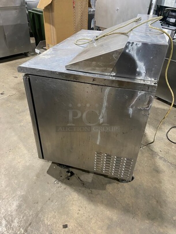Turbo Air Commercial Refrigerated Sandwich Prep Table! With 2 Door Storage Space Underneath! All Stainless Steel! On Casters! Model: TST48SD 115V 60HZ 1 Phase - Image 2 of 10