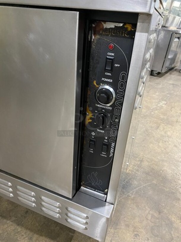 American Range Commercial Natural Gas Powered Double Deck Convection Oven! With Solid Doors! All Stainless Steel! On Casters! 2x Your Bid Makes One Unit! Model: MSD2 SN: 150708080 - Image 8 of 11