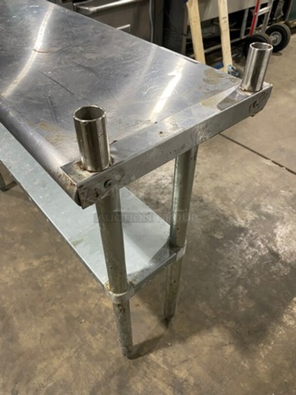 Sapphire Solid Stainless Steel Work Top/ Prep Table! With Storage Space Underneath! On Legs! - Image 3 of 8