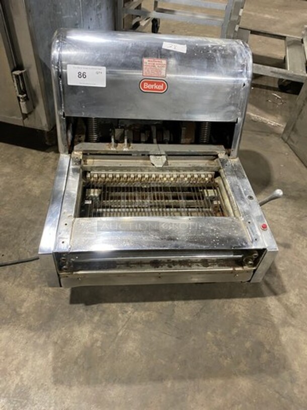 Sweet! Berkel Counter Top Commercial Bread Slicer! Model VR Serial 9213120G! 115V 1Phase!