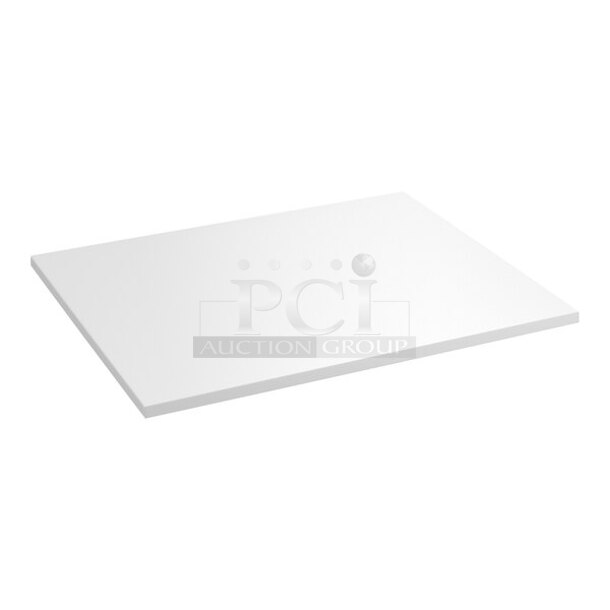 6 BRAND NEW IN BOX! Regency 600PSWT2430F White Poly Cutting Table Cutting Boards. 6 Times Your Bid. - Image 1 of 4