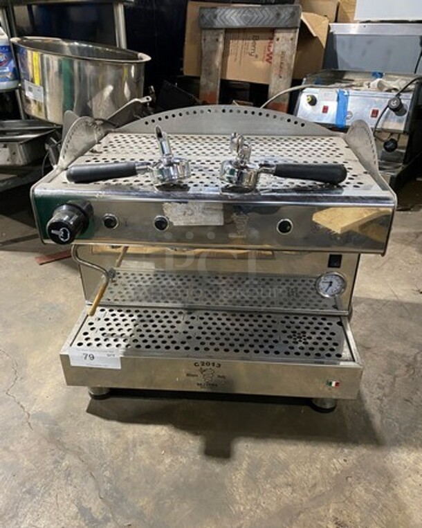 2017 Bezzera Commercial Countertop Espresso Machine! All Stainless Steel! On Small Legs! Model: C2013 SN: AM009188417 220V