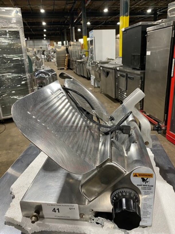 Globe Commercial Countertop Deli/ Meat Slicer! All Stainless Steel! - Image 1 of 8