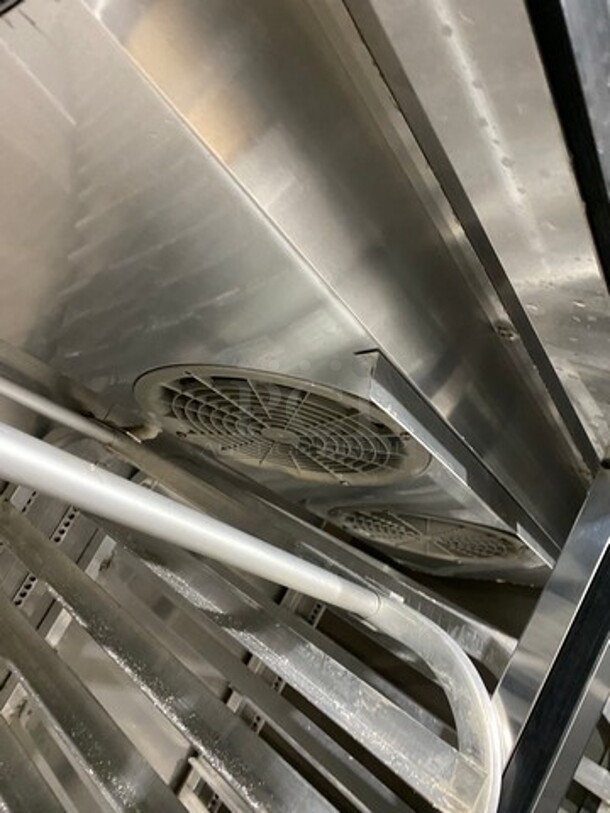 Turbo Air Commercial 2 Door Reach In Freezer! With Pan Racks! Solid Stainless Steel! On Casters! Model: M3F472 SN: M3F4L86024 115V - Image 7 of 10