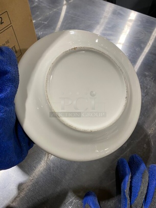 ALL ONE MONEY! Tuxton 8" White Porcelain Plates! - Image 5 of 5