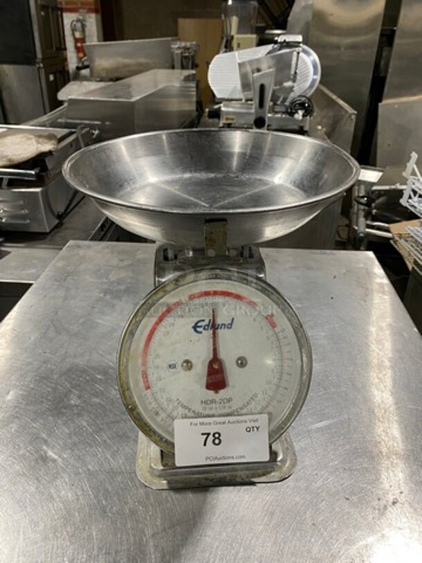 Edlund Countertop Food Scale! Stainless Steel Body! Model: HDR2DP