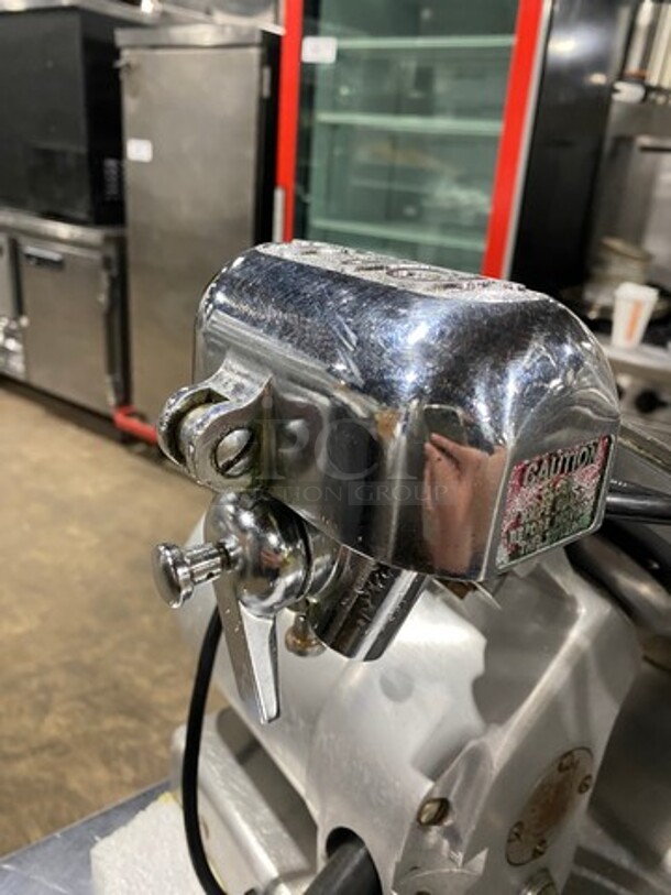 Globe Commercial Countertop Deli/ Meat Slicer! All Stainless Steel! - Image 7 of 8