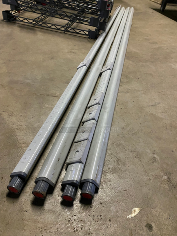 Metro Max Q 3 Tier Shelf! With Poles! Assembly Needed! - Image 4 of 5