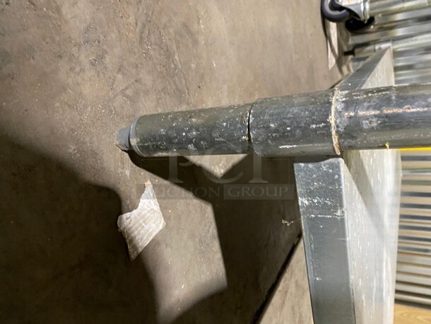 NICE! Stainless Steel Work Table w/ Undershelf! Bullet Adjustable Legs!  - Image 6 of 8