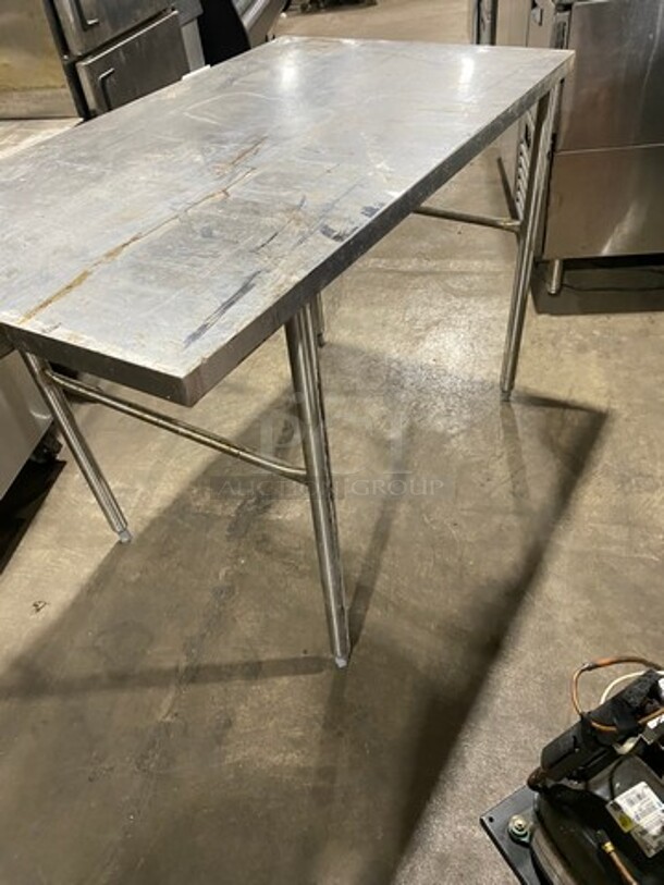 Custom Made Solid Stainless Steel Work Top/ Prep Table! On Legs! - Image 4 of 6
