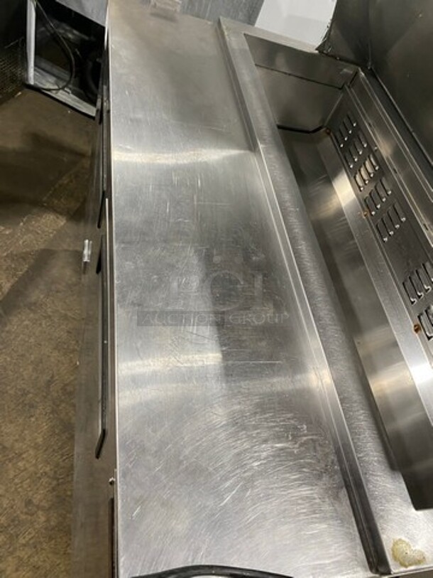 Kelvinator Commercial Refrigerated Sandwich Prep Table! With 2 Door Underneath Storage Space! Poly Coated Racks! All Stainless Steel! On Casters! Model: KCST4812 115V 60HZ 1 Phase - Image 8 of 9