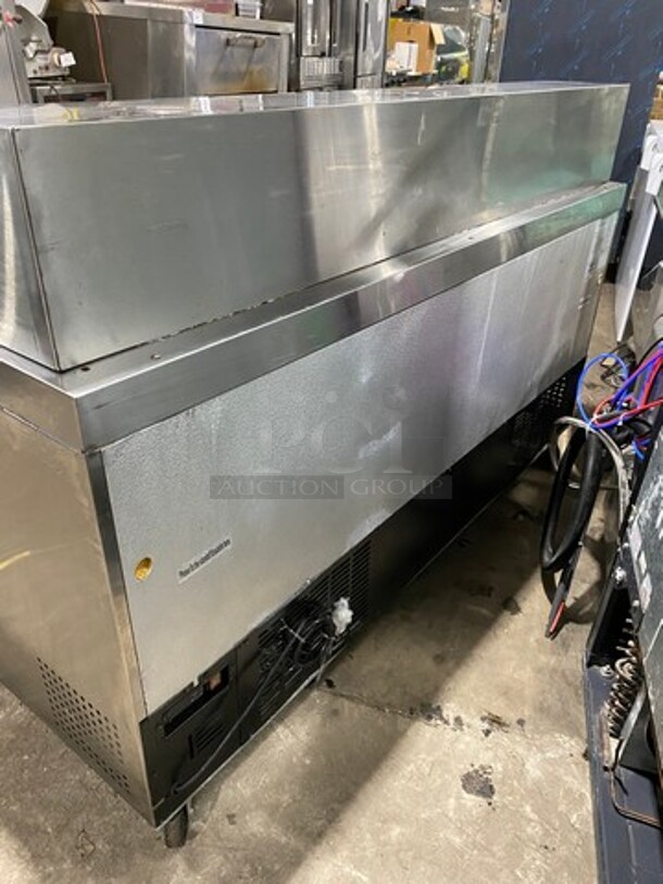 Spartan Commercial Refrigerated Sandwich Prep Table! With 3 Door Storage Space Underneath! Poly Coated Racks! All Stainless Steel! On Casters! Model: SST7230 115V - Image 4 of 8