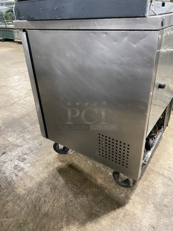 True Commercial Single Door Refrigerated Lowboy/ Worktop Cooler! With Poly Coated Rack! All Stainless Steel! On Casters! Model: TUC27 SN: 7303590 115V 60HZ 1 Phase - Image 4 of 7
