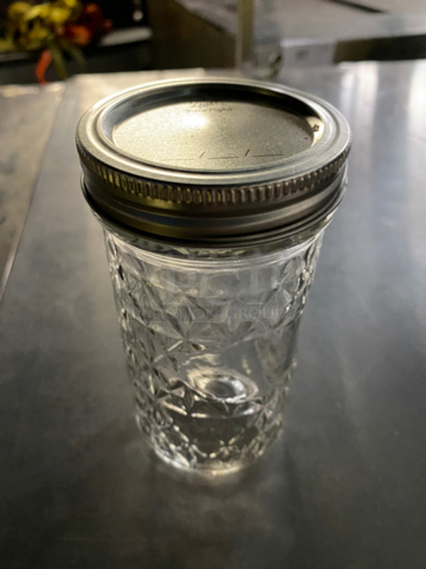 Ball 12 OZ Crystal Clear Jars! With Lids! - Image 3 of 6