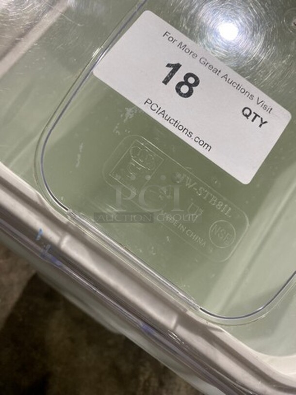 Bakers Mark White Poly Ingredient Bin! On Casters! - Image 6 of 6