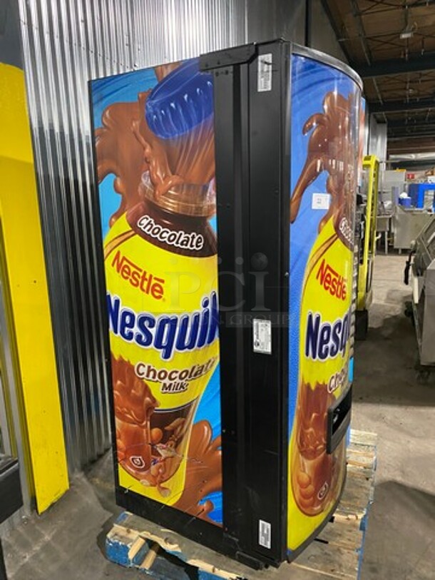 Royal Vendors Commercial Drink Vending Machine! 10 Drink Selections! With Bill And Coin Acceptor! Suitable For Indoor And Outdoor Use! Model: RVCDE65010 SN: 200329FA00057 115V 60HZ 1 Phase - Image 2 of 9