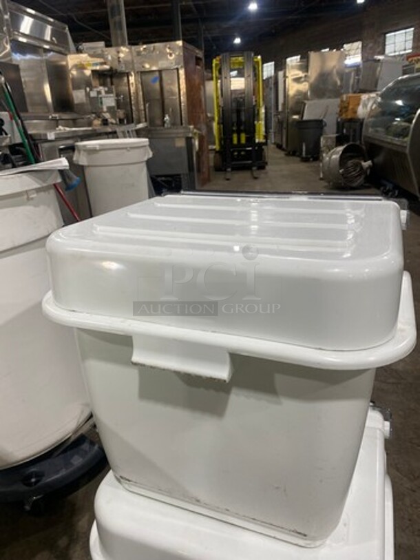 Bakers Mark Countertop White Poly Ingredient Bin! - Image 3 of 6
