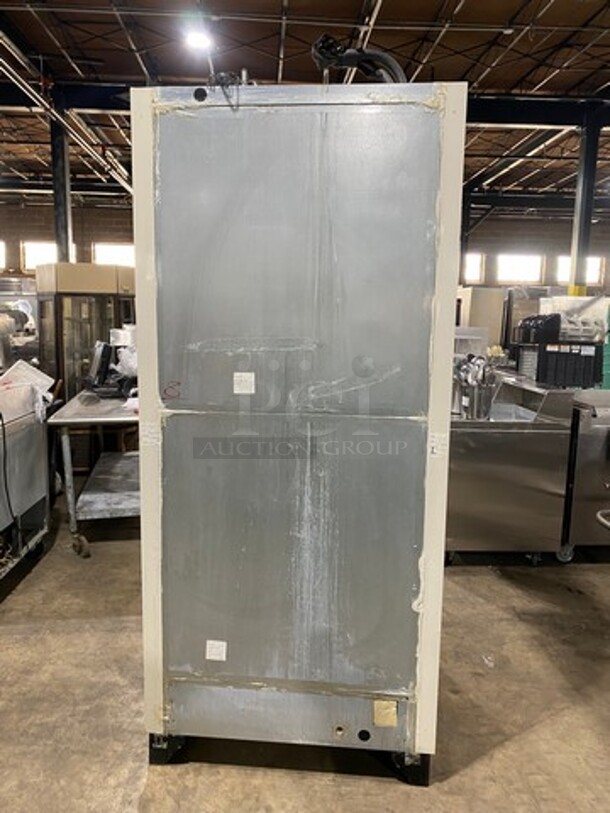 2012 Zero Zone Commercial Single Door Reach In Freezer Merchandiser! With View Through Doors! With Poly Racks! Model: 1RVZC30IM SN: 12061075671NA - Image 3 of 9