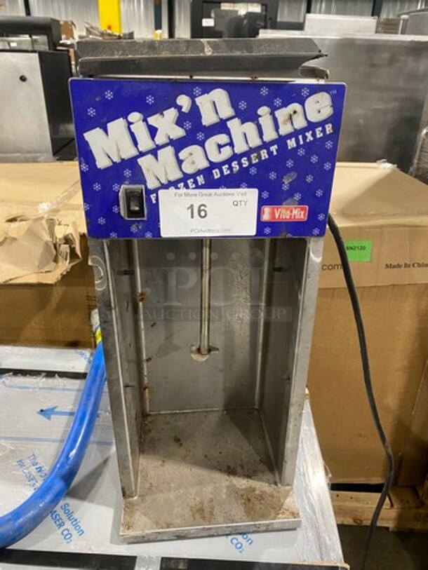 Vitamix Commercial Countertop Frozen Beverage/ Milkshake Mixer! All Stainless Steel! Model: VM0800 120V - Image 1 of 7