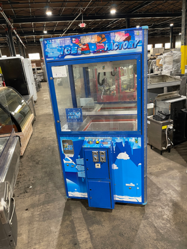 COOL! Paokai Electronic Enterprise Commercial Refrigerated Ice Cream Claw Machine! Model: WMH286 SN: 9707438 110V 60HZ