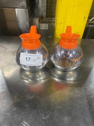 Bloomfield Commercial Stainless Steel Coffee Pots! 2x Your Bid!
