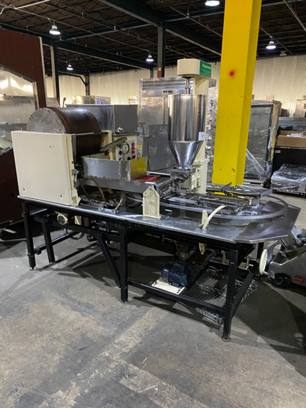 Commercial Food Processer Assembly Line! Stainless Steel! On Legs! Model: MBN800 380V 50HZ