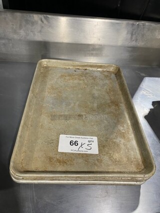 Baking Sheet Pans! 5x Your Bid!