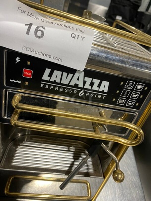Lavazza Commercial Countertop Single Group Espresso Machine! Stainless Steel Body! Model: ESPRESSOPOINTMATINEE SN: 048187 120V - Image 5 of 9