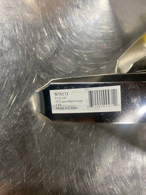 Winco Mesh Cone Strainers! 2x Your Bid! - Image 5 of 7