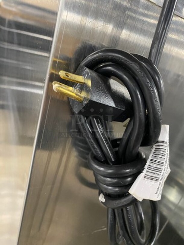 SWEET! FWE Single Door Electric Powered Food Warming Cabinet! Solid Stainless Steel! On Casters! Model: TST16CHP SN: 143977701 120V - Image 8 of 8