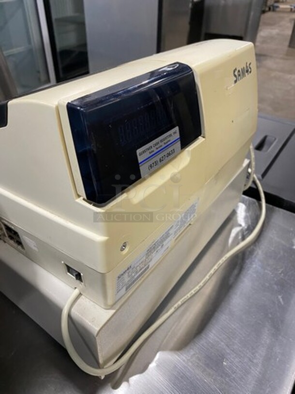 Sam4s Commercial Countertop Electronic Cash Register! Model: SER7000 120V - Image 4 of 9