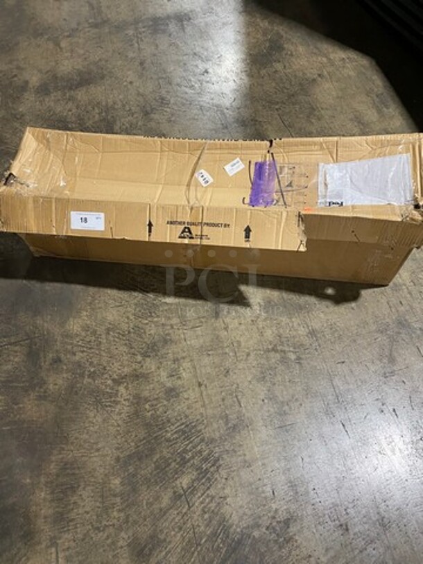 NEW! IN THE BOX! Aero Solid Stainless Steel Shelf! - Image 1 of 7