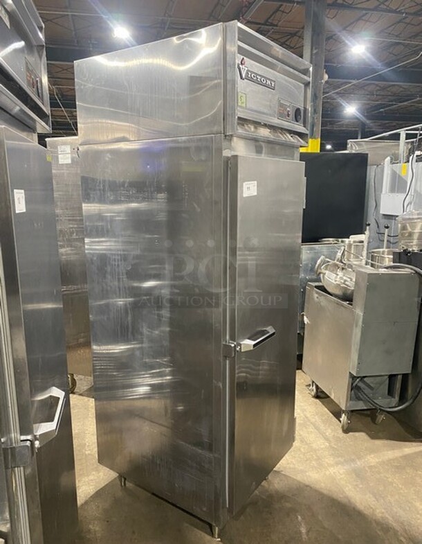 Victory Commercial Single Door Reach In Cooler! All Stainless Steel! On Legs! MODEL RS1DS7 SN:E0975722 115V 1PH - Image 2 of 9