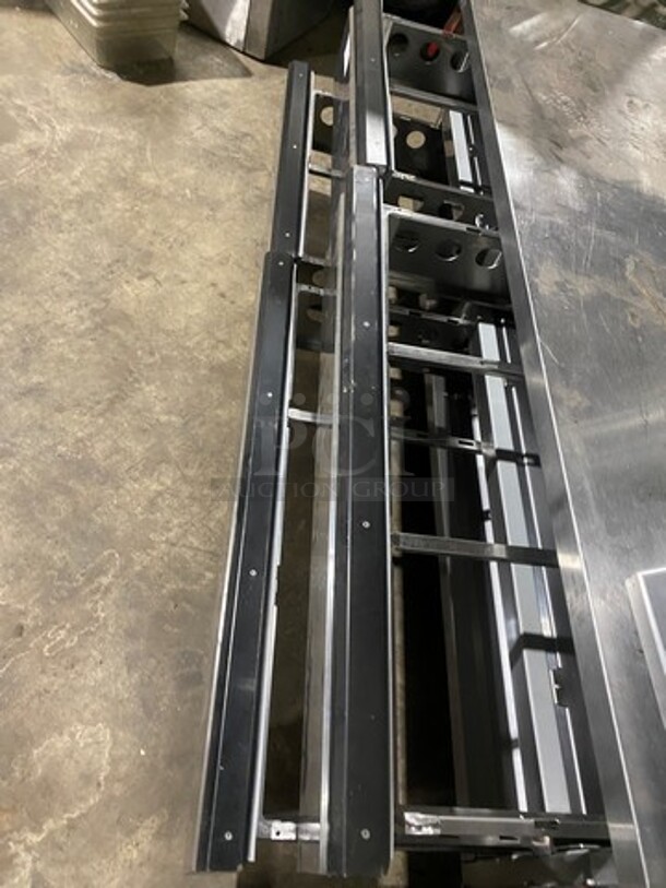 Silver King 84 Inch Refrigerated  4 Large Drawer Chef Base! Model SKRCB84H Serial SAJE68785A! 115V 1 Phase! On Casters!  - Image 5 of 8