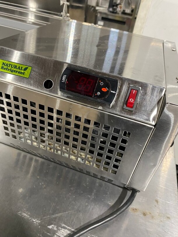 Nice! Turbo Air Commercial 48" Stainless Steel Refrigerated Countertop Salad Prep Table! Model CTST-1200-N! 115V! - Image 7 of 8