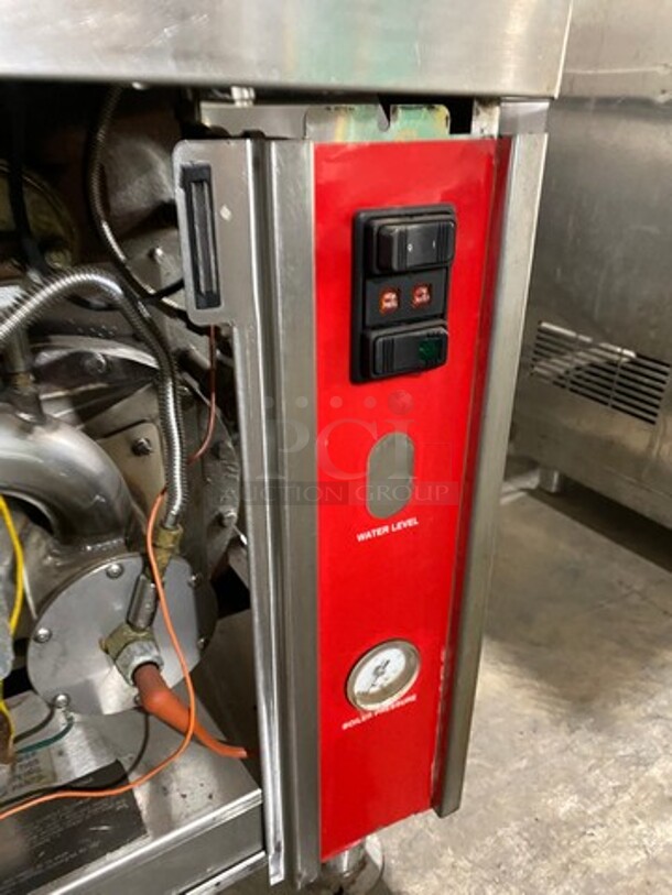 GREAT! Vulcan Commercial Triple Deck Pressure Steam Cooker! All Stainless Steel! On Legs! Model: VHL3G SN: 271155958 120V 60HZ 1 Phase - Image 11 of 12