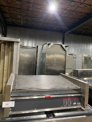 NICE! New Never Used Star Commercial Countertop Hot Dog Roller Grill! All Stainless Steel! Model: 75CE 120V
