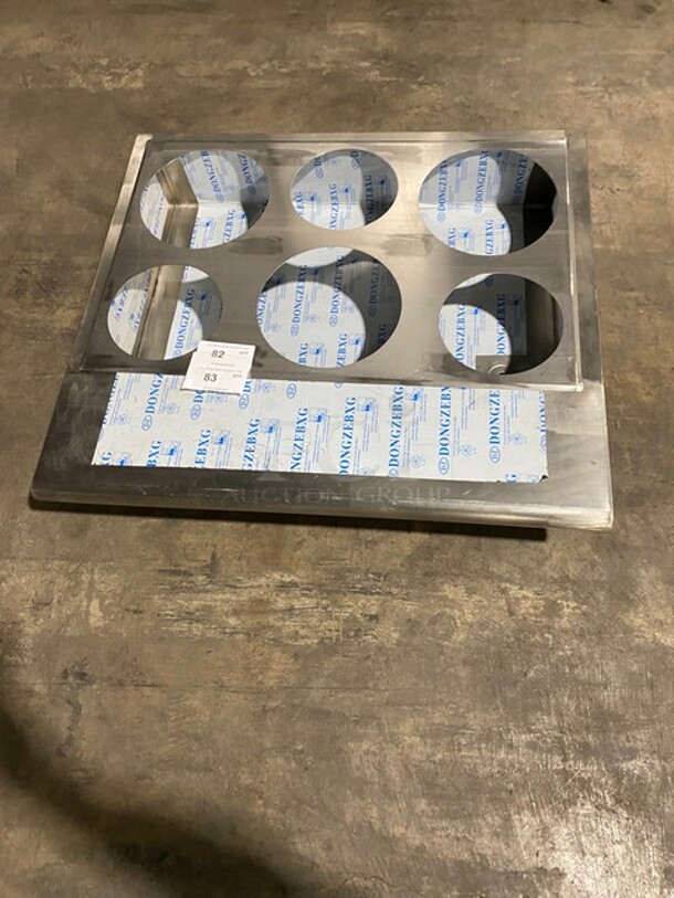 NICE! All Stainless Steel 6 bay Drop in Steam Table Insert! - Image 1 of 7