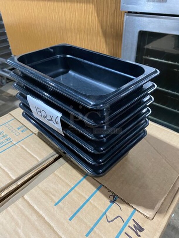 Cambro Black Poly 1/4x2.5" Food Containers! 6x Your Bid! - Image 2 of 8