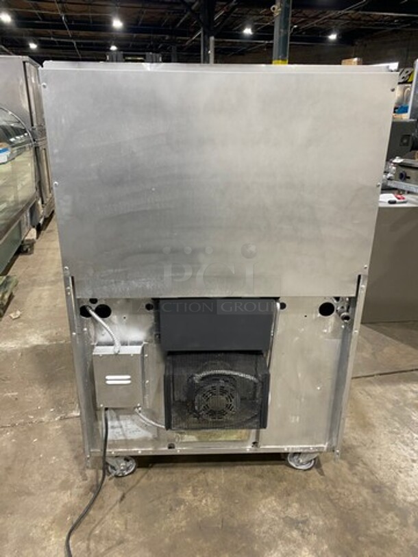 Garland Commercial Natural Gas Powered 6 Burner Stove! With Raised Back Splash! With Convection Oven Underneath! Metal Oven Rack! All Stainless Steel! On Casters! - Image 3 of 9