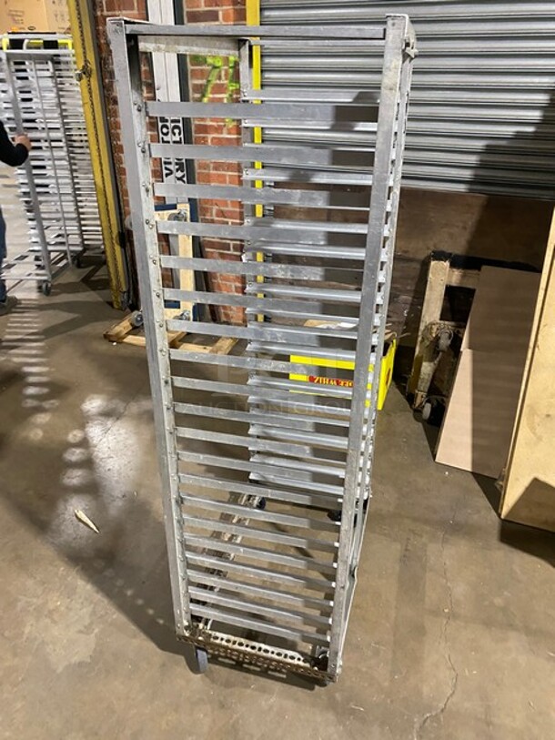 Metal Commercial Pan Transport Rack on Commercial Casters! - Image 2 of 4