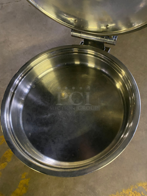 Commercial Countertop Chafing Dish! With Hinged Lid! Solid Stainless Steel! On Small Legs! - Image 3 of 5