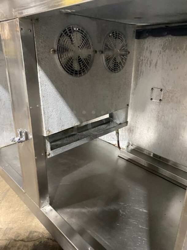 Bari Commercial Refrigerated Pizza Prep Table! With Marble Top! With 3 Door Storage Space Underneath! All Stainless Steel! On Casters! - Image 7 of 9