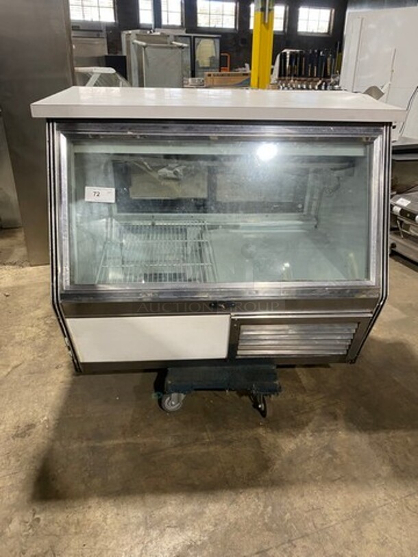 Marc Commercial Refrigerated Deli/Bakery Display Case! With Slanted Front Glass! With Sliding Glass Rear Access Doors! 115V 60HZ 1 Phase