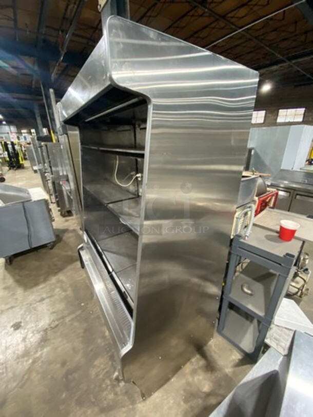 COOL! Commercial Refrigerated Open Grab-N-Go Case Merchandiser! With Shelves! Solid Stainless Steel! Model: CO4778R SN: 611649GI134837 115/230V 60HZ 1 Phase - Image 3 of 8