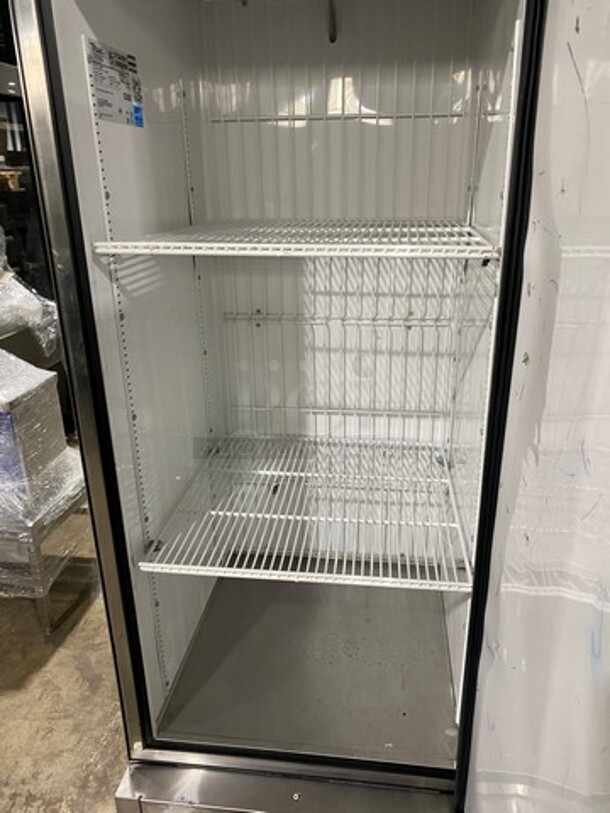 True Commercial Single Door Reach-In Freezer! With Poly Coated Racks! Solid Stainless Steel! On Casters! Model: T23F SN: 7754931 115V 60HZ 1 Phase - Image 5 of 9