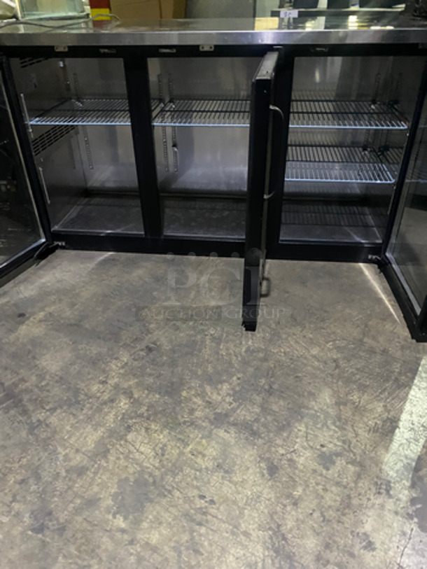 Spartan Commercial 3 Door Bar Back Cooler Merchandiser! With View Through Doors! With Poly Coated Racks! Model: SGBBB72 115V 60HZ 1 Phase - Image 5 of 10