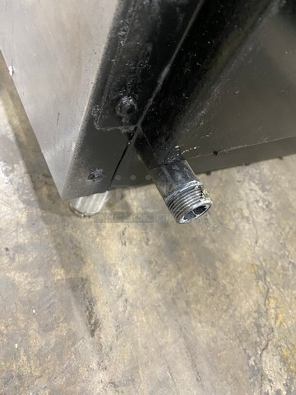 APW Commercial Countertop Natural Gas Powered Flat Top Griddle! With Back And Side Splashes! All Stainless Steel! On Small Legs! - Image 7 of 7